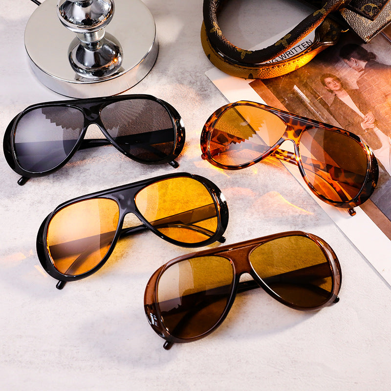 Damen modische Pilotensonnenbrille Karnz