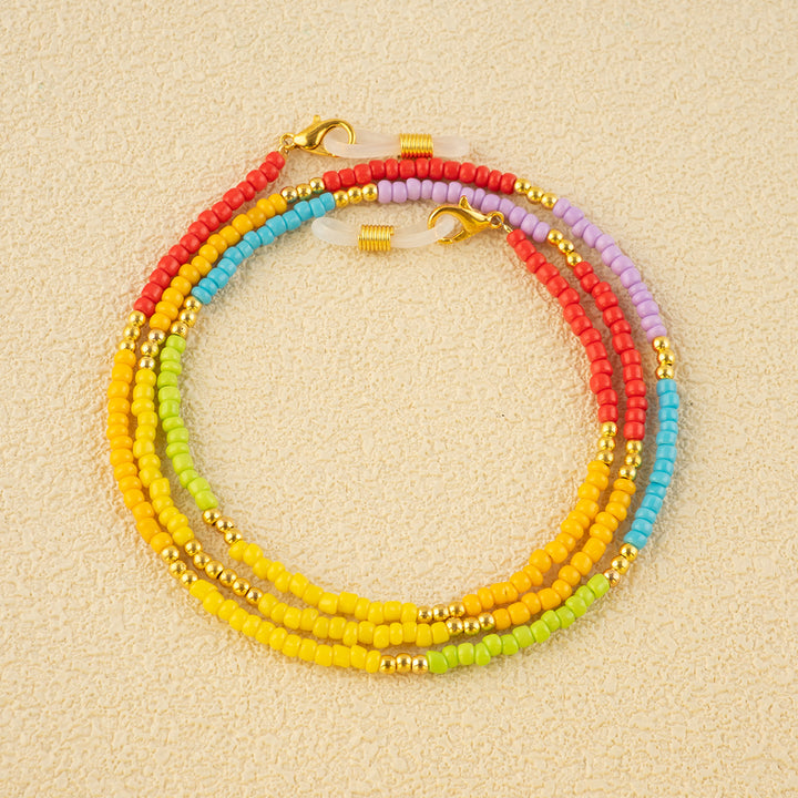 Bunte Perlen-Brillenhalter Karnz