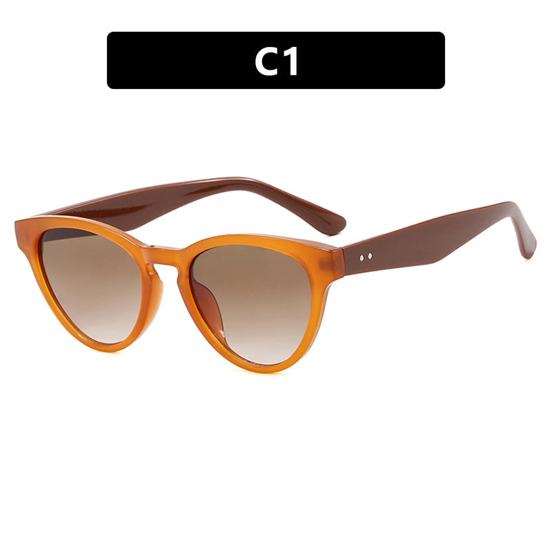 Damen Cat-Eye Sonnenbrille mit UV-Schutz und modischem Rahmen Karnz