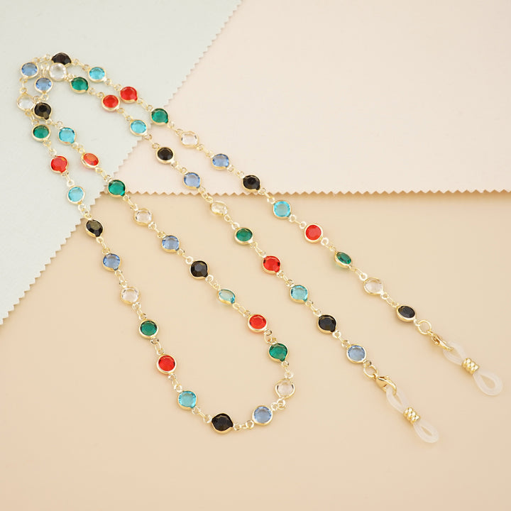 Edelstein-betonte Brillenband Karnz