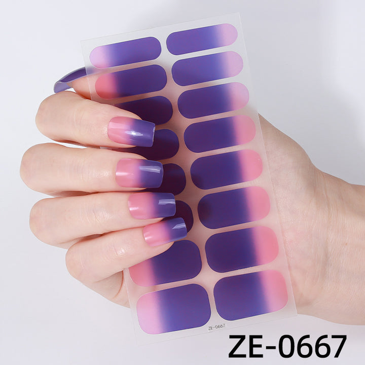 Gradient Gel Nagel Wraps