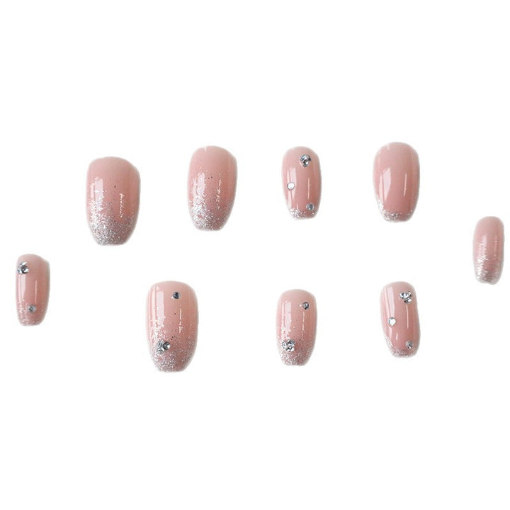 Elegante Kristall Dekor Nagelkunst Karnz