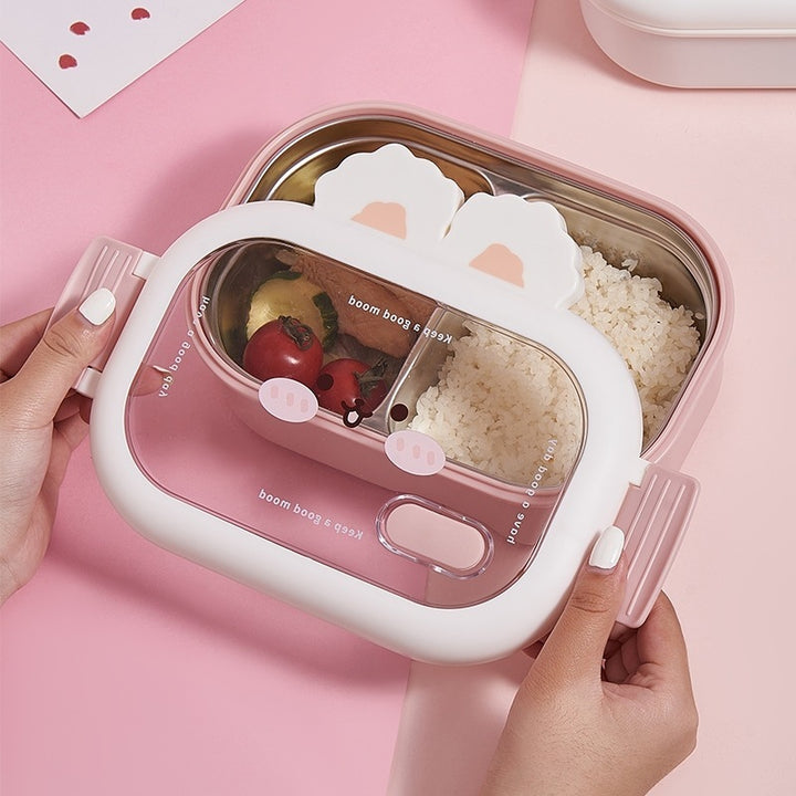 Süßes Tierdesign Mehrfach-Compartment Bento Box