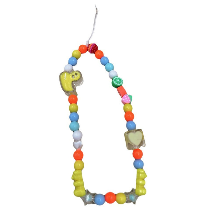 Farbenfrohe Perlenkette Karnz