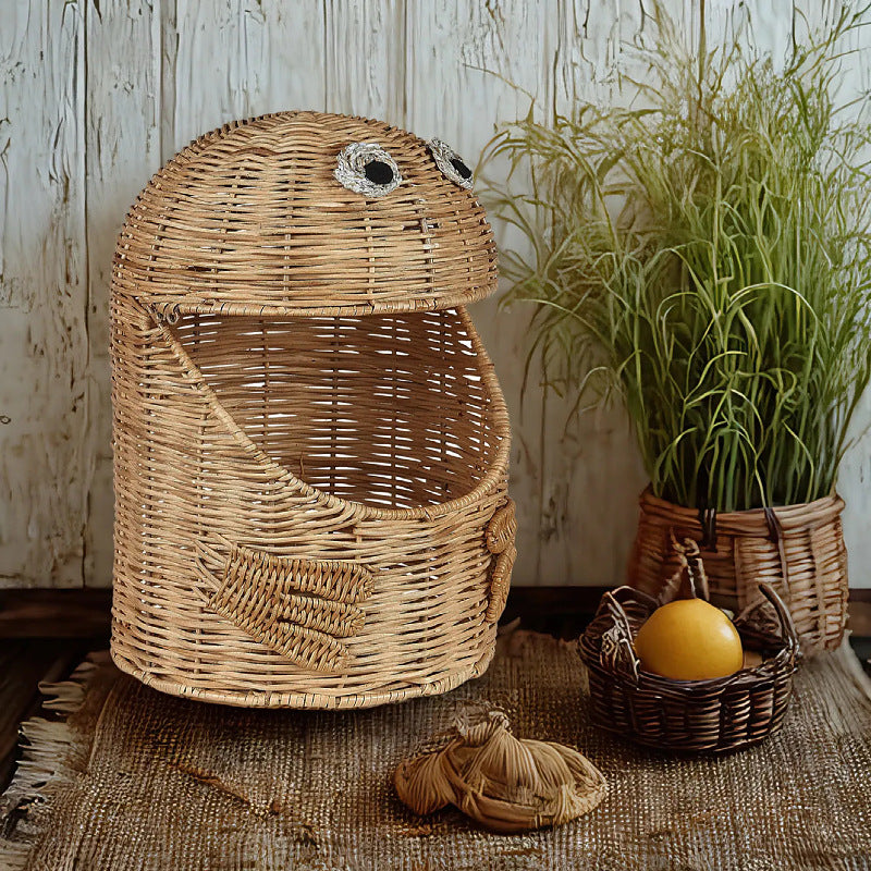 Verspielter Aufbewahrungskorb im Tierdesign Karnz