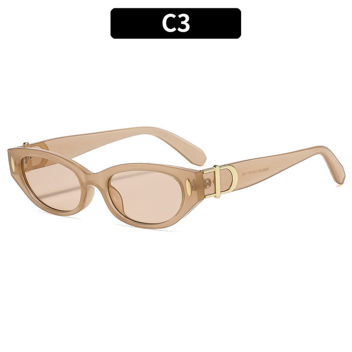 Stylische Vintage-inspirierte Katzenaugen-Sonnenbrillen