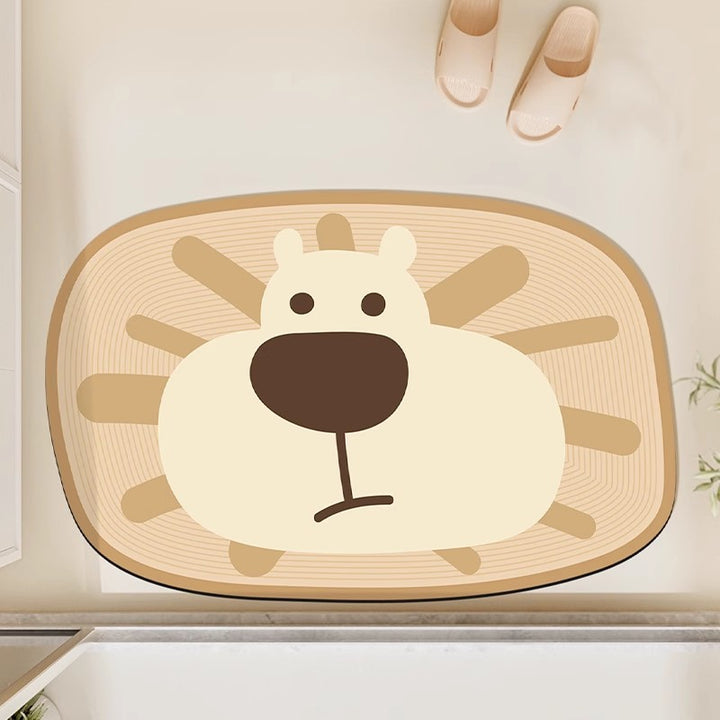 Adorable Frosch-förmige Badmatte