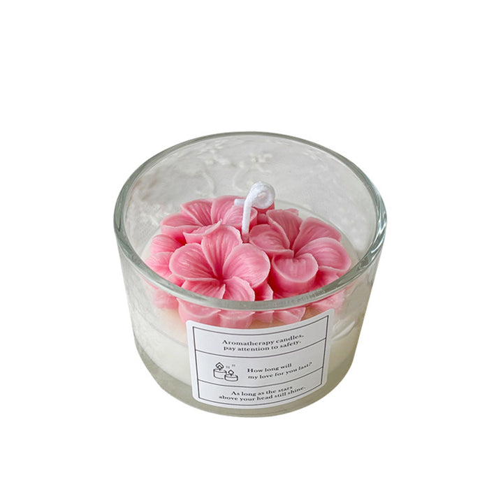 Aromatherapie Blumenkerze