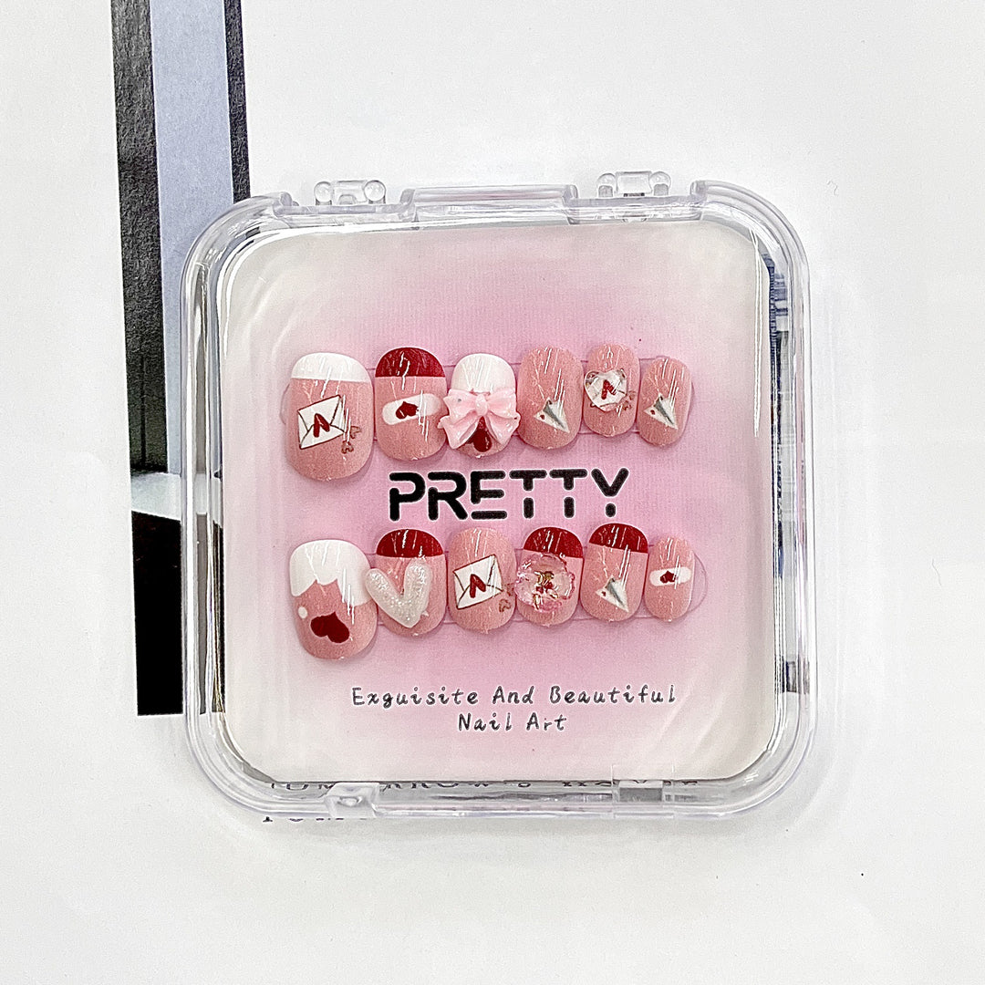 Dekoratives Press-On Nagelset Karnz