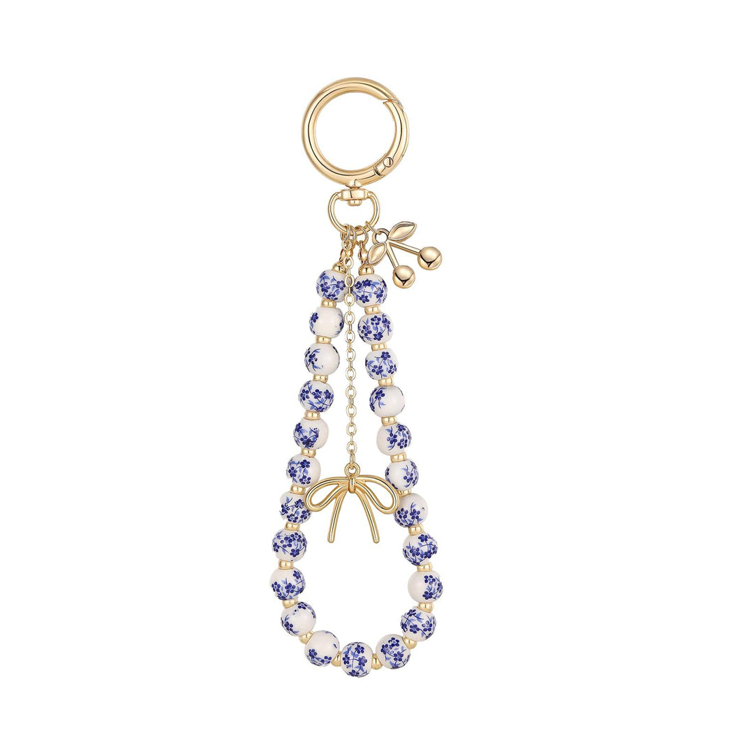 Florale Perlen-Charm-Armband Karnz