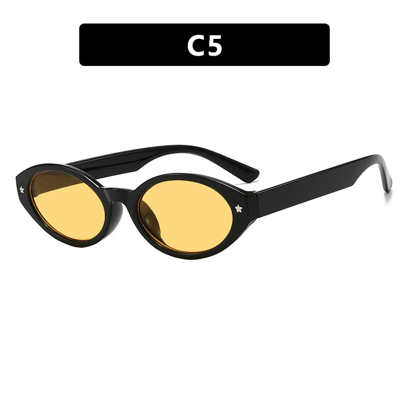 Damen Cat-Eye Sonnenbrille mit elegantem Tragetaschen-Design Karnz