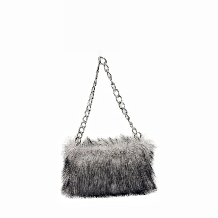 Faux Fur Clutch Tasche