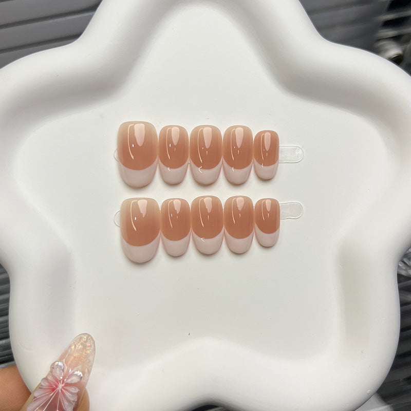 Natürlicher Finish Press-On Nageltips