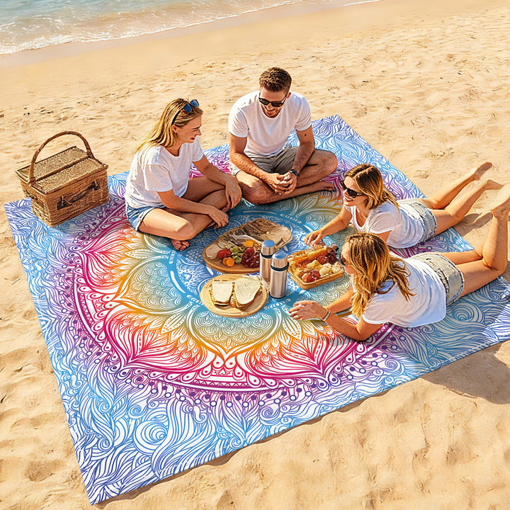 Mandala Design Strandmatte Karnz
