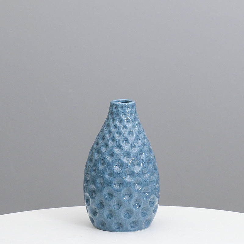 Texturierte Keramische Dekorative Vase Karnz
