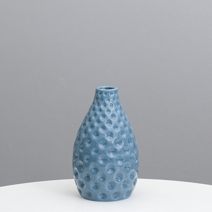 Texturierte Keramische Dekorative Vase Karnz