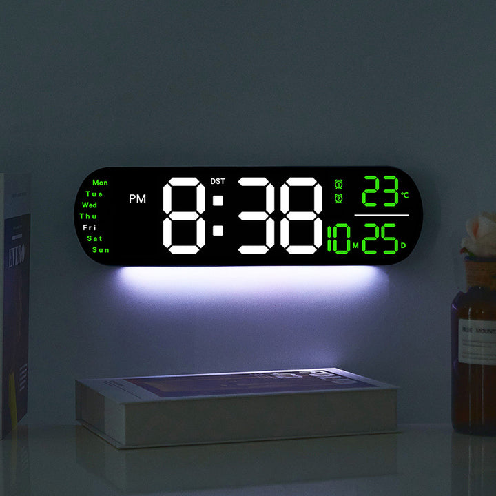 Digitaler LED-Wecker mit großem Display und Temperaturanzeige Karnz