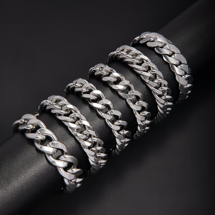 Fetter kubanische Gliederkette Armband Karnz