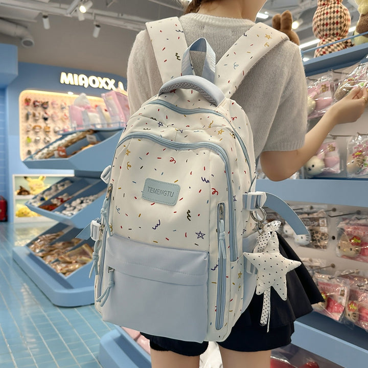 Trendy Dekorative Gemusterte Rucksack Karnz