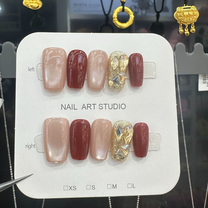 Glamorous Press-On Nail Set Karnz