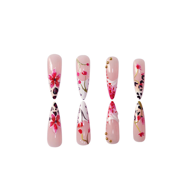 Premium Floral Acryl Nagelkunst Set Karnz