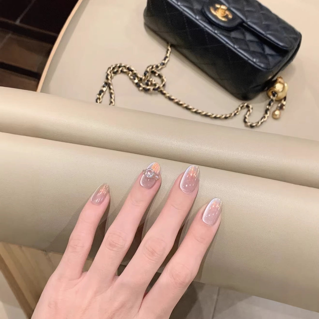 Elegantes Press-On Nagelkunst-Set