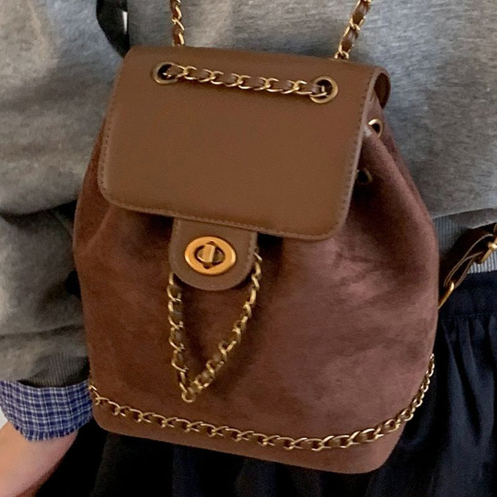 Premium Wildleder Rucksack Karnz