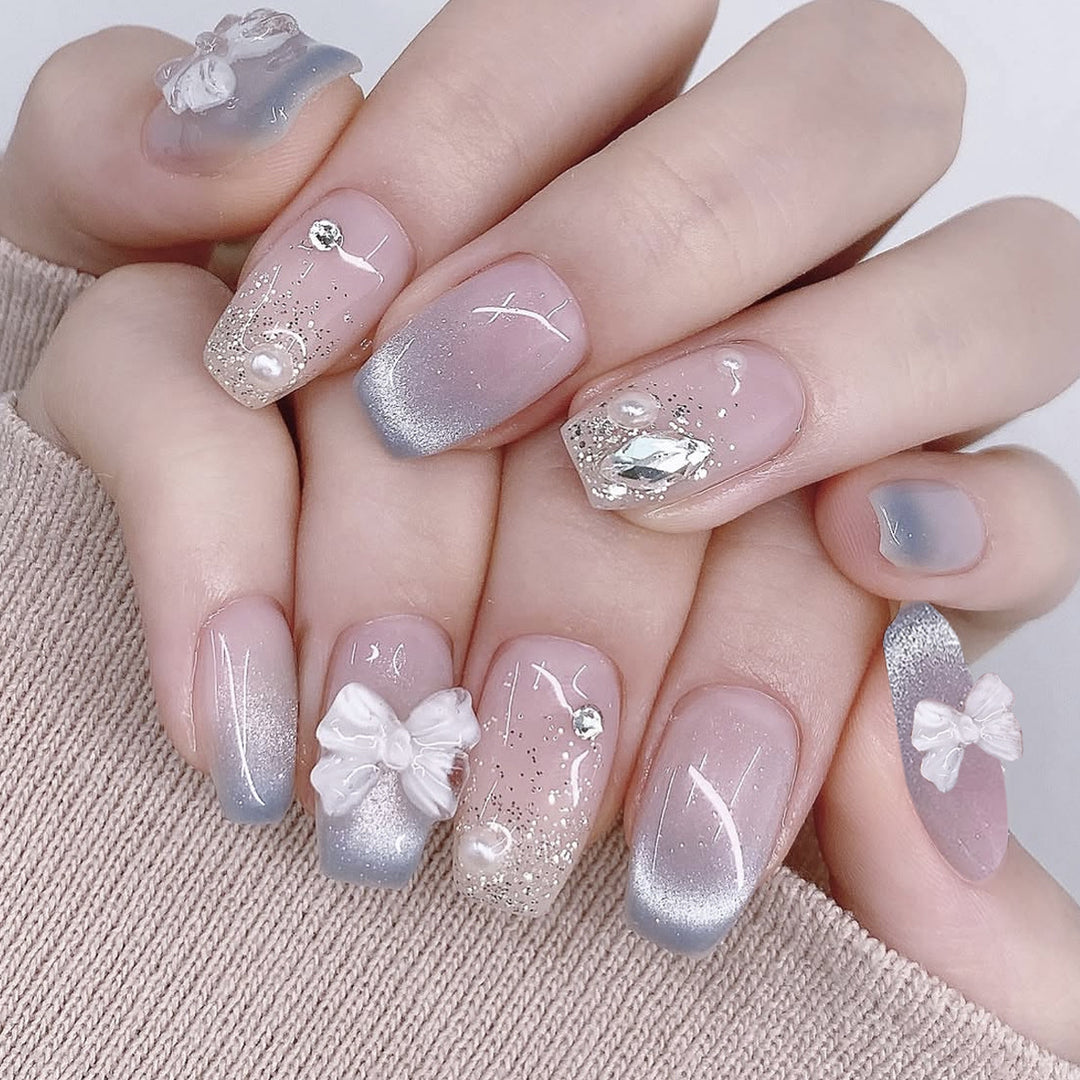 Luxuriöse 3D Blumennagelverlängerungen Karnz