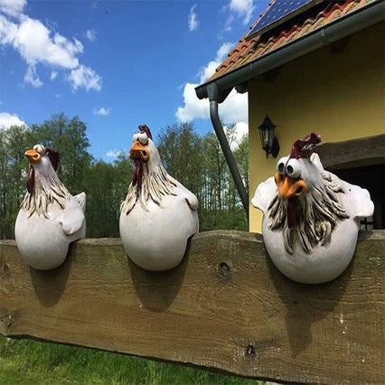 Dekorative Hühner Schmuckfigur Karnz