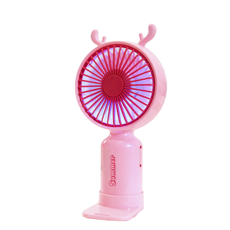 Damen Tragbarer LED-Handventilator im kreativen Tierdesign Karnz