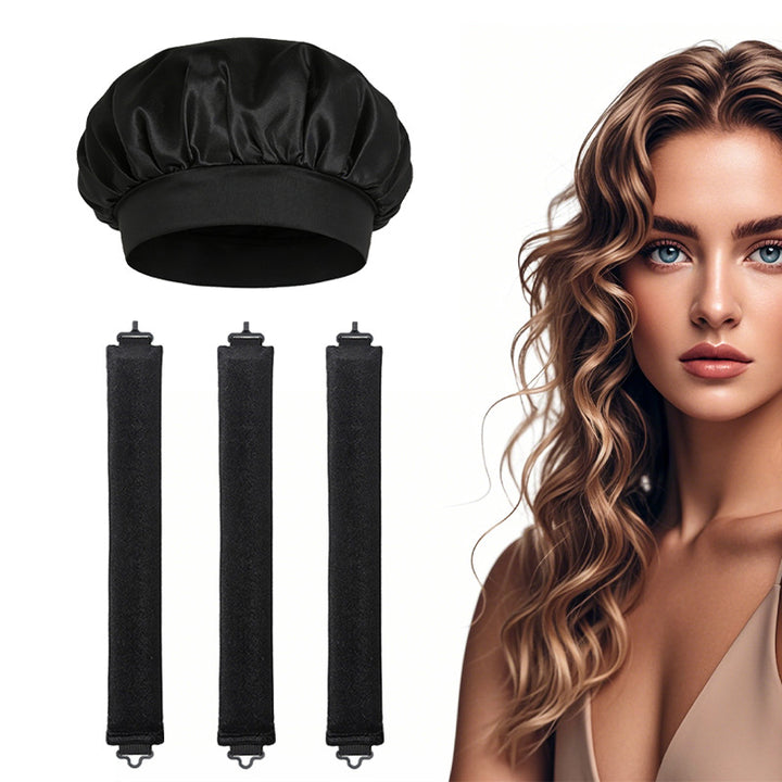 Satin Schlafmütze und Haarknäuel