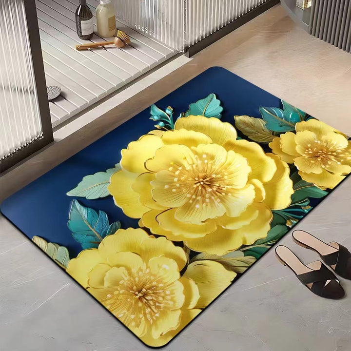 Blumenmotiv Komfortbereichsmatte Karnz