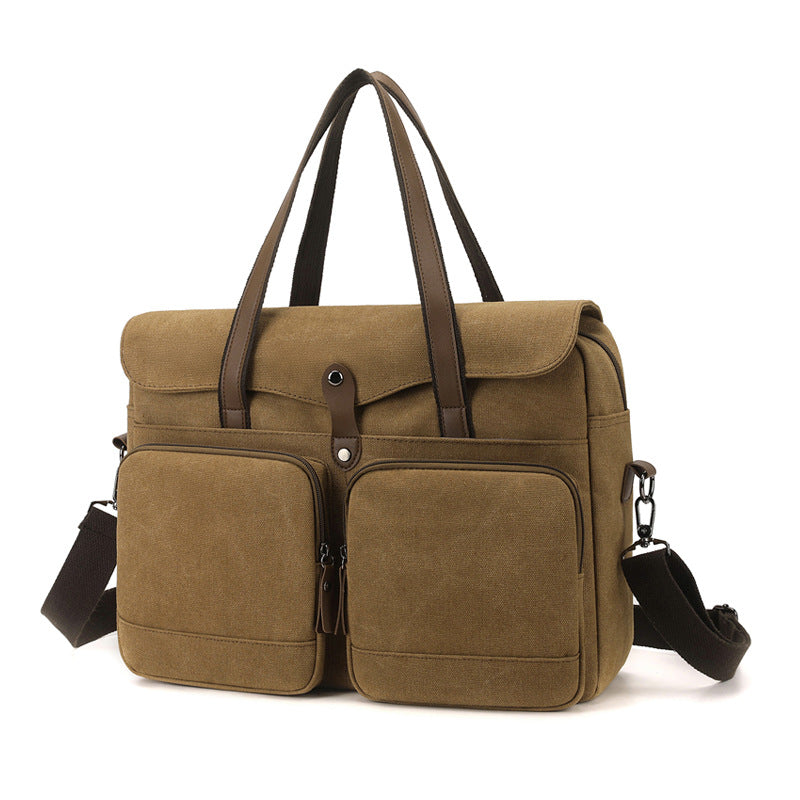 Stylische Canvas Aktentasche Karnz