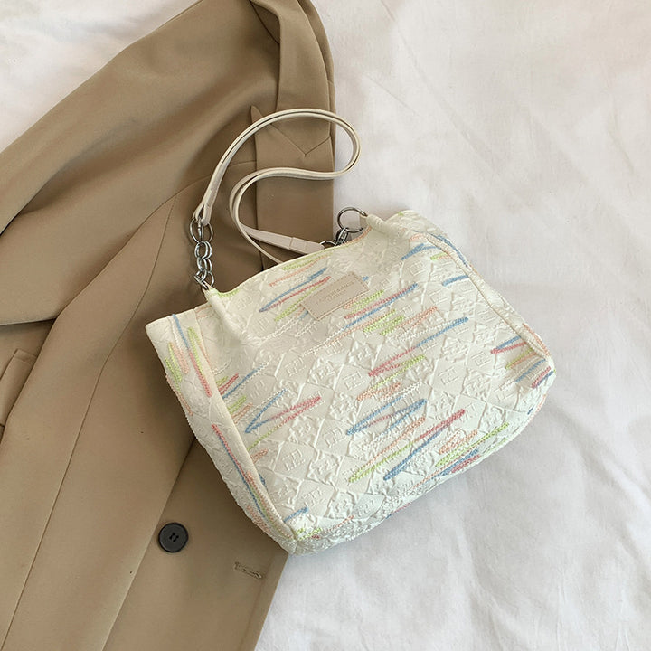 Bunte gestickte Hobo Tasche Karnz