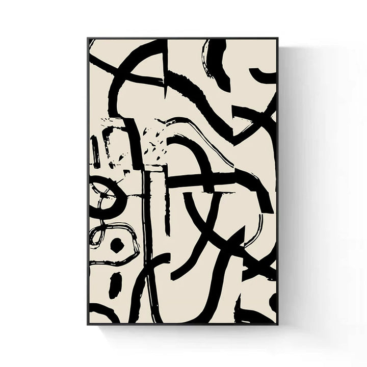 Abstrakte Geometrische Wandkunst Leinwand