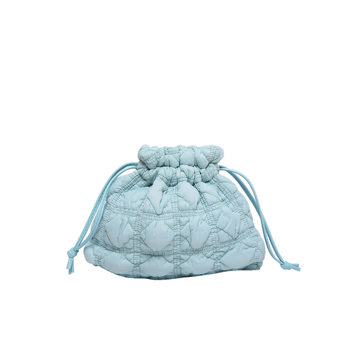 Gepolsterte Kordelzug-Handtasche