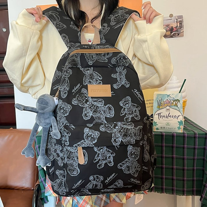 Fun Illustrierter Charakter Rucksack Karnz