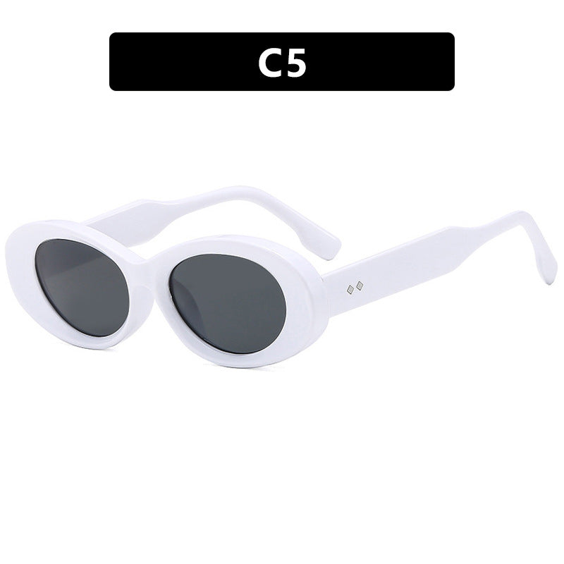 Damen modische Sonnenbrille im eleganten Retro-Stil Karnz