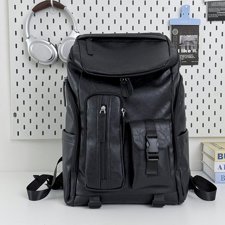 Multifunktionaler Leder-Rucksack Karnz
