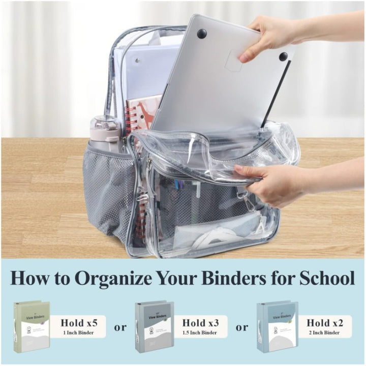 Transparenter Freizeit-Rucksack Karnz