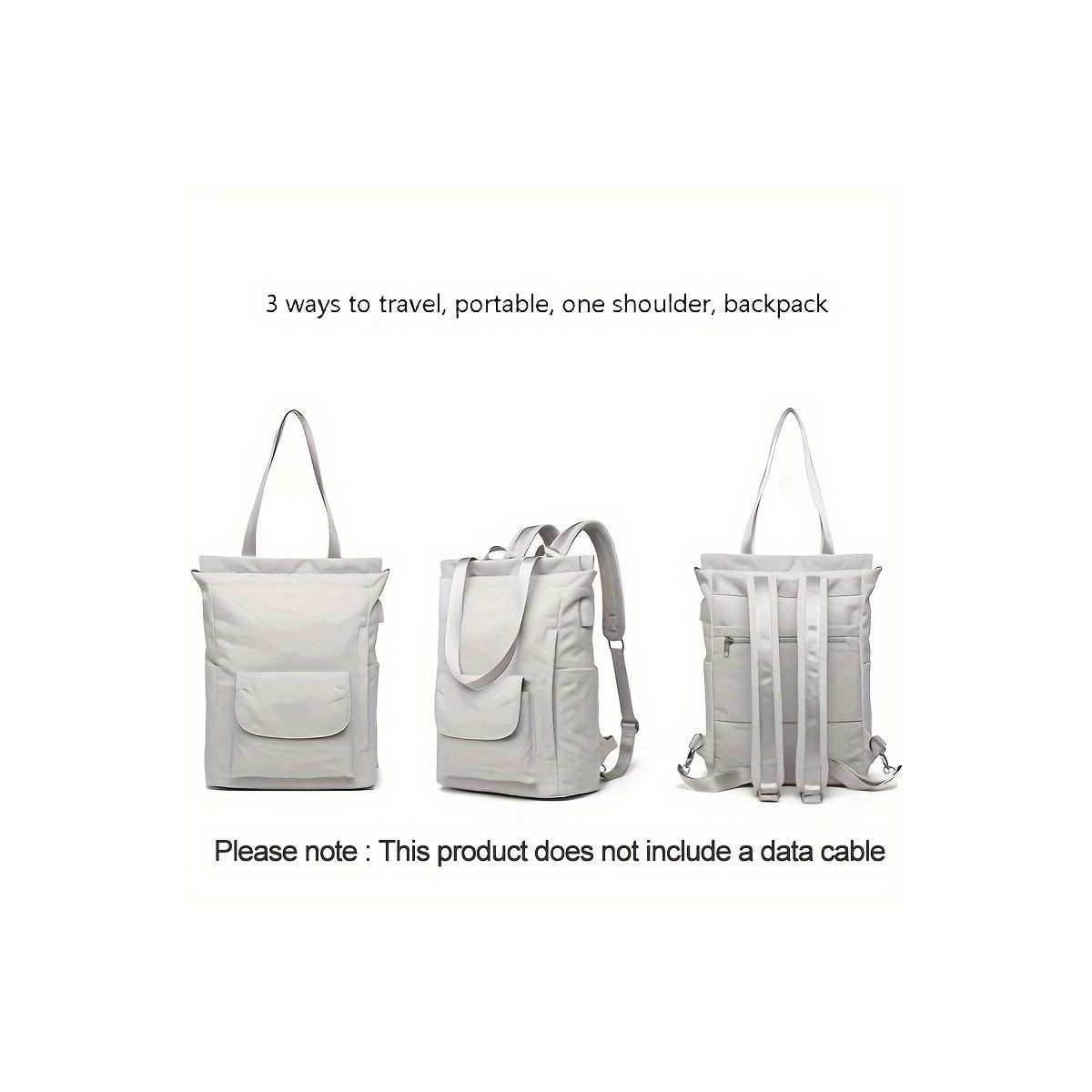 Unisex Multifunktionaler Rucksack mit gepolstertem Laptopfach und seitlichem Zugang Karnz