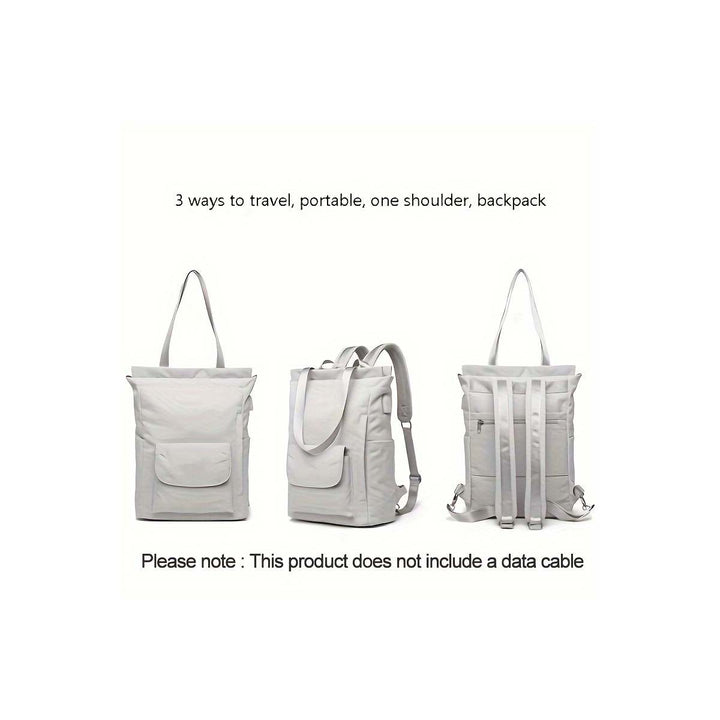 Unisex Multifunktionaler Rucksack mit gepolstertem Laptopfach und seitlichem Zugang Karnz