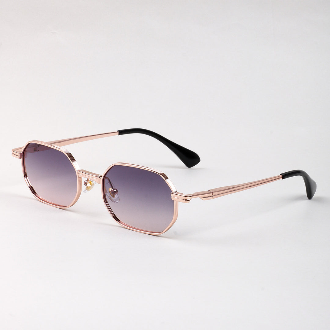 Damen Design Sonnenbrille im modernen, achteckigen Stil Karnz
