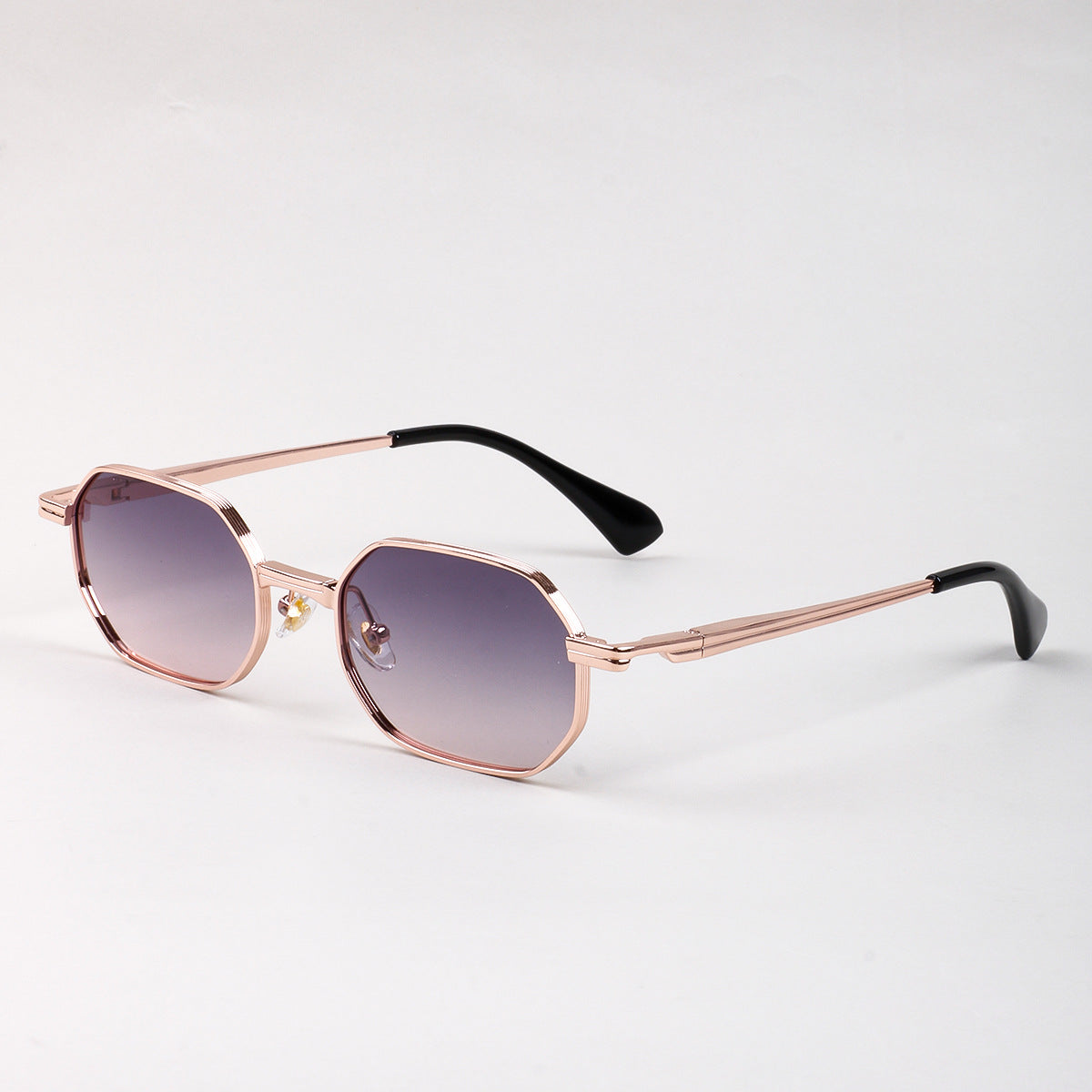 Damen Design Sonnenbrille im modernen, achteckigen Stil Karnz