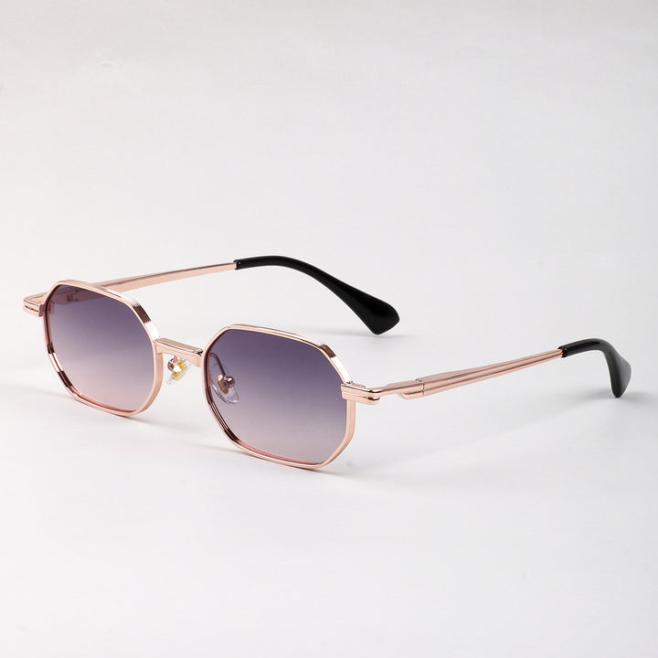 Damen Design Sonnenbrille im modernen, achteckigen Stil Karnz