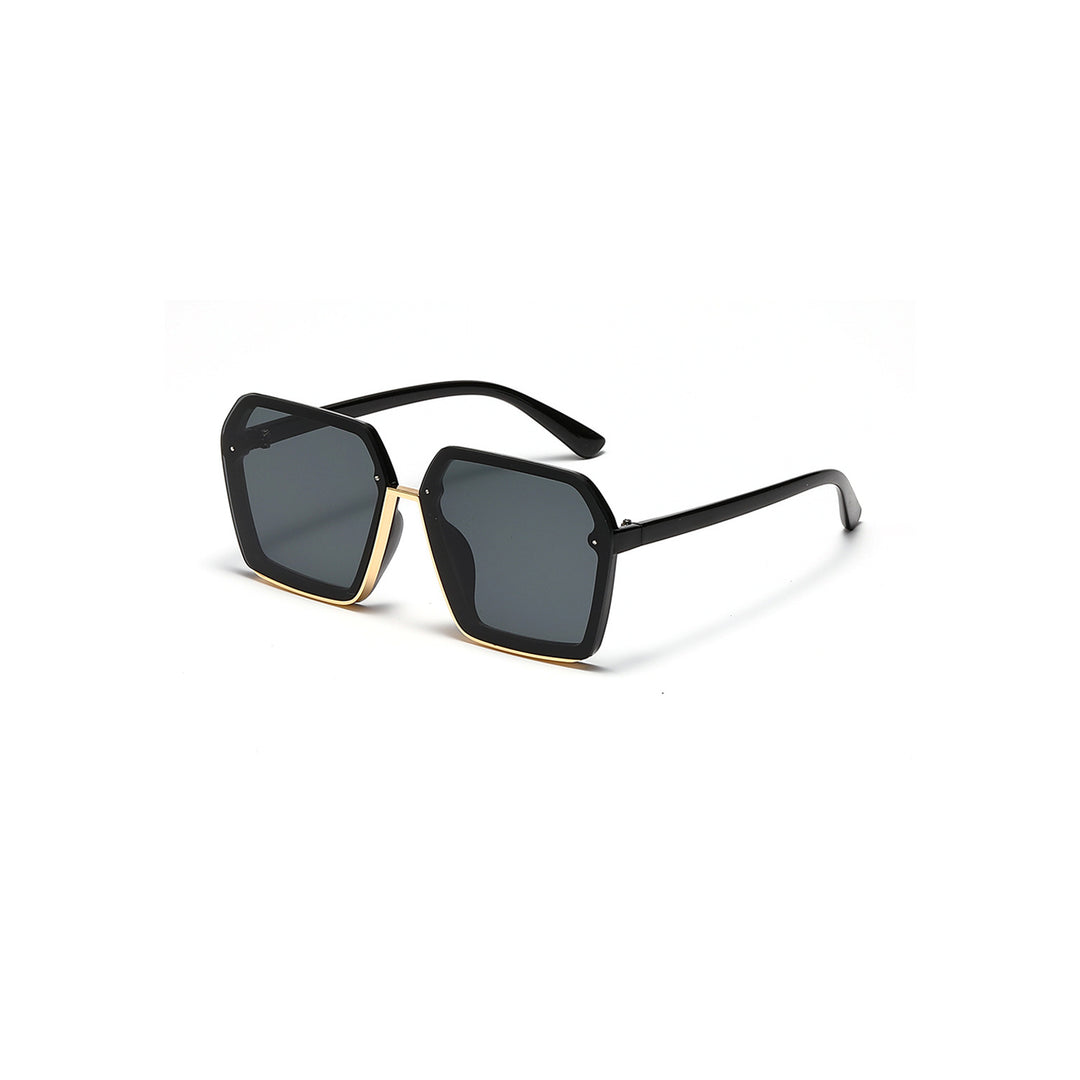 Damen kreative oversized Sonnenbrille mit einzigartiger Geometrie Karnz