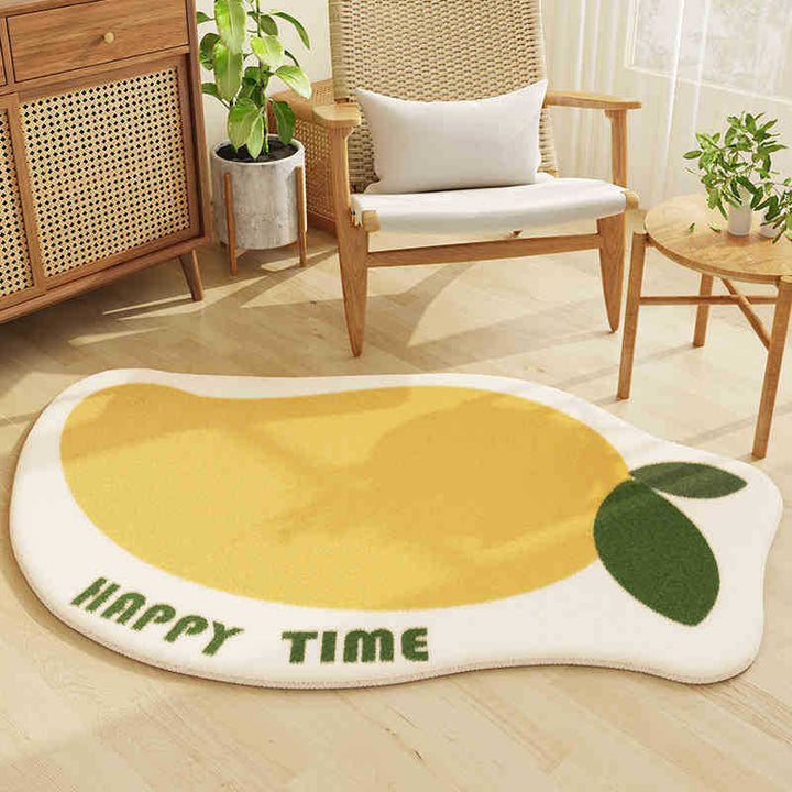 Lustiger Avocado-Themen Teppich