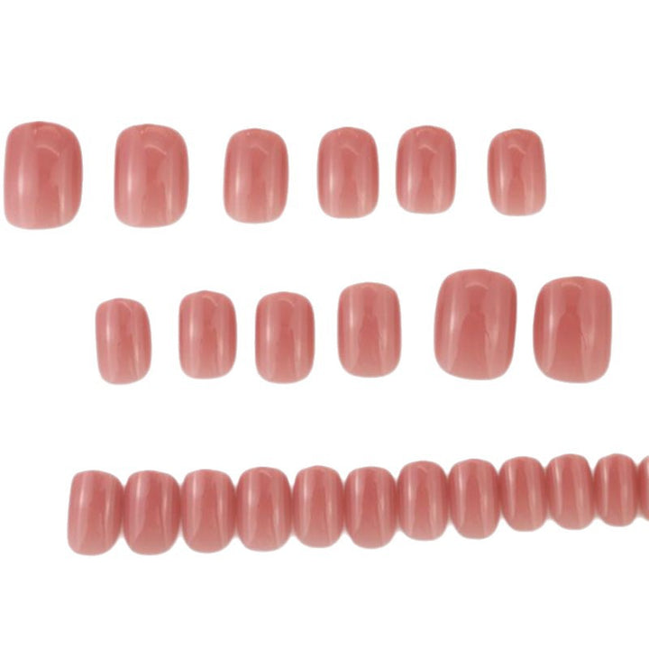 Glänzendes mittel-langes Press-On Nagelset Karnz