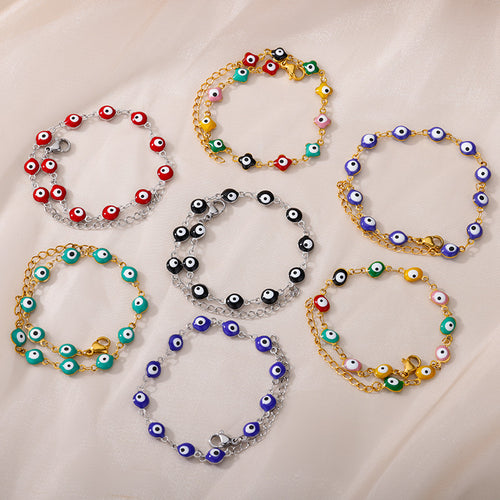 Evil Eye Schutz Anklet Karnz