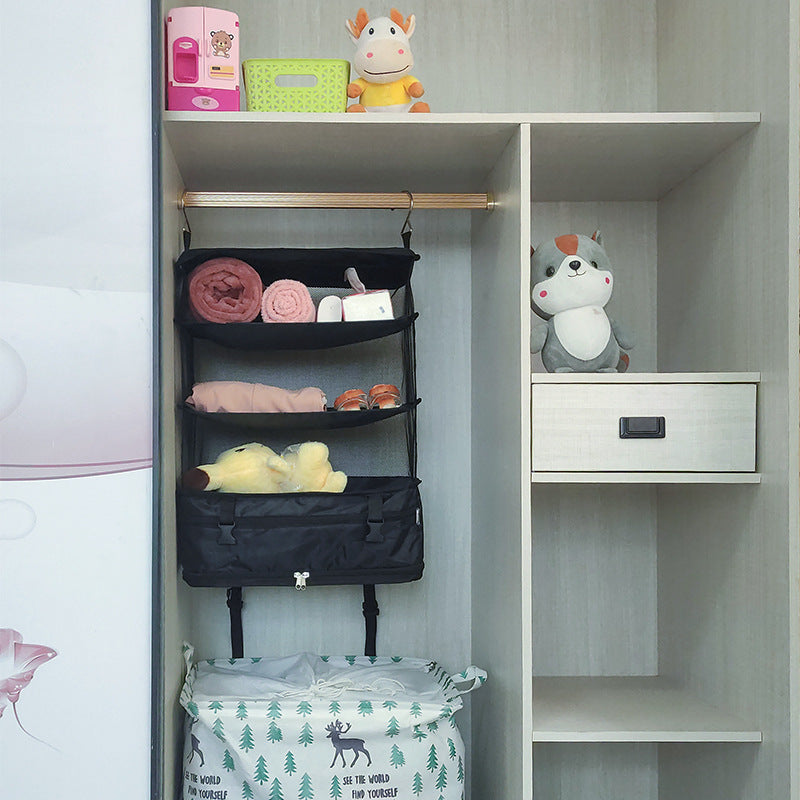 Damen Organizer für den Kleiderschrank mit atmungsaktiven Netzfächern Karnz